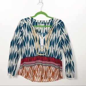 Maeve for Anthropologie tunic shirt size 8